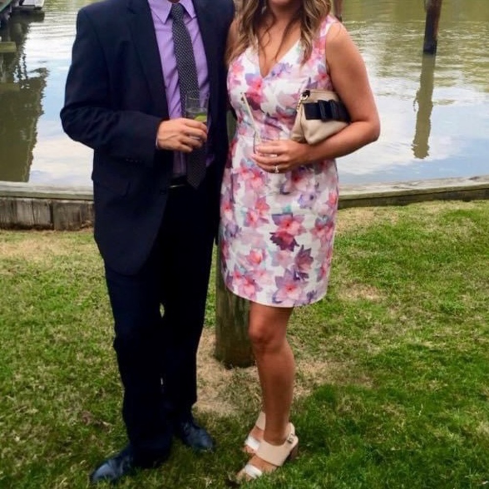 Floral cocktail dress